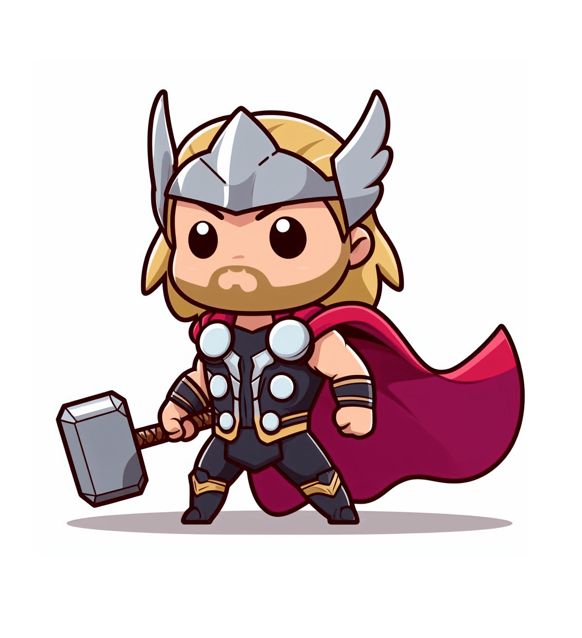 Clipart of Thor