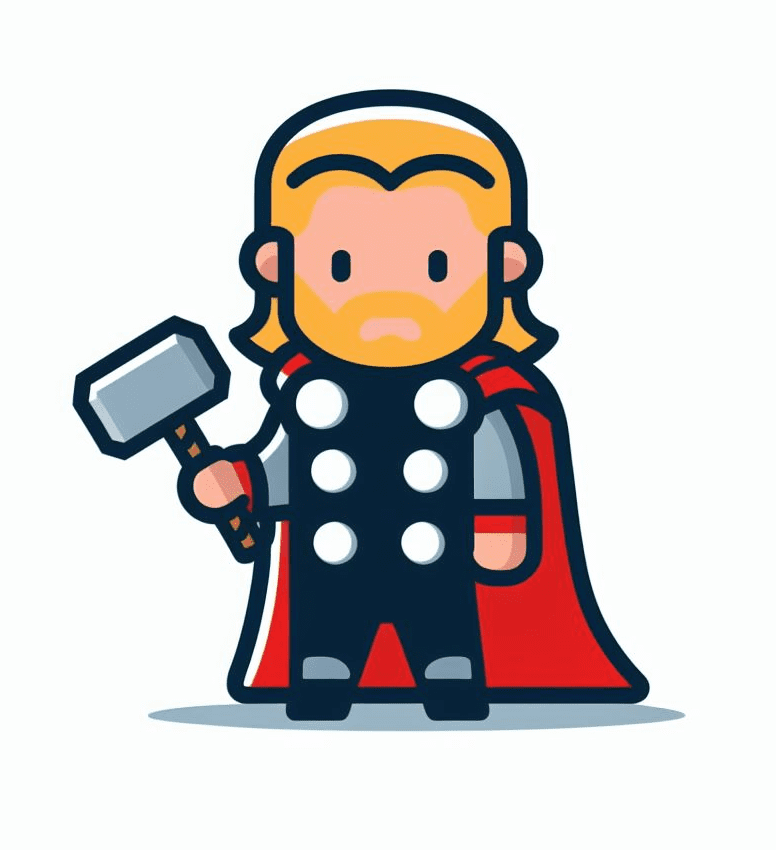 Cute Thor Clipart