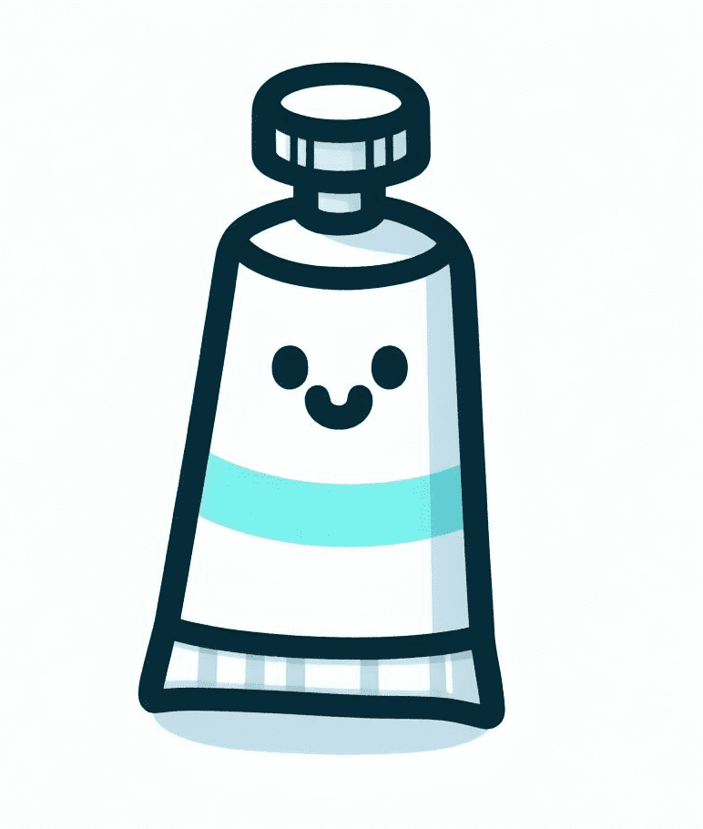 Cute Toothpaste Clipart