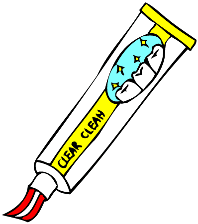 Free Toothpaste Clipart