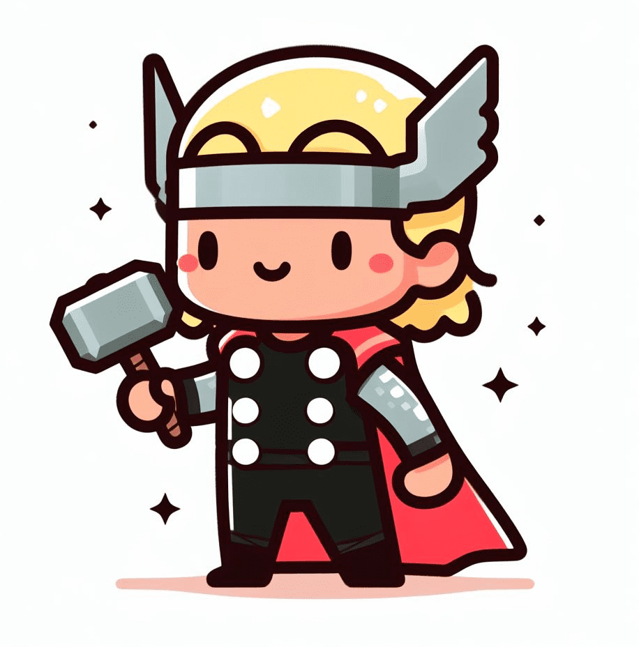 Marvel Cute Thor Clipart