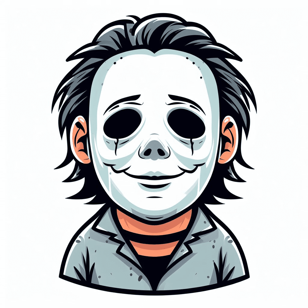 Michael Myers Smiling Clipart