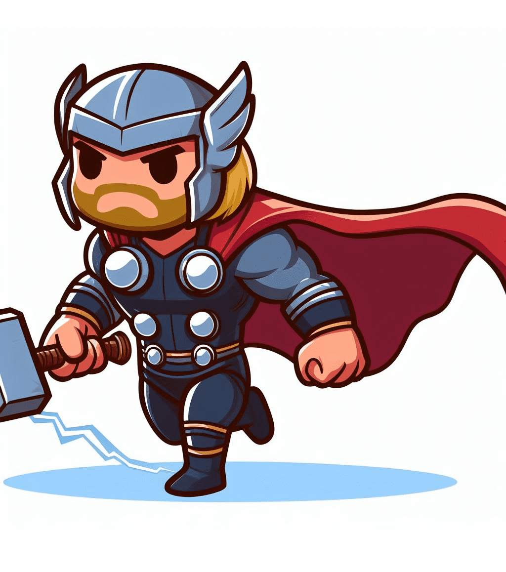 Superhero Thor Clipart