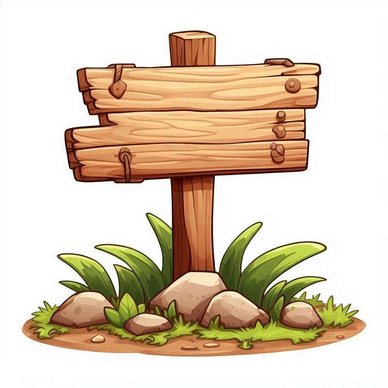 Wooden Sign Clipart Free Picture