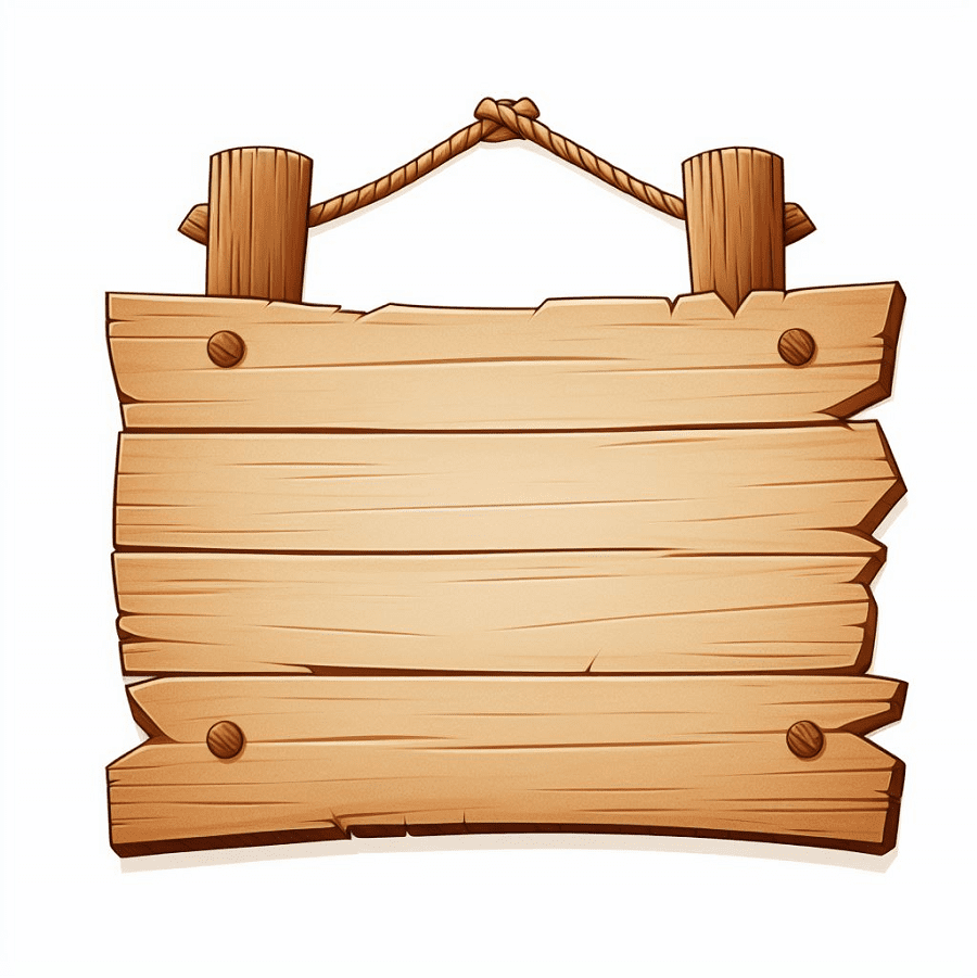 Wooden Sign Clipart Picture