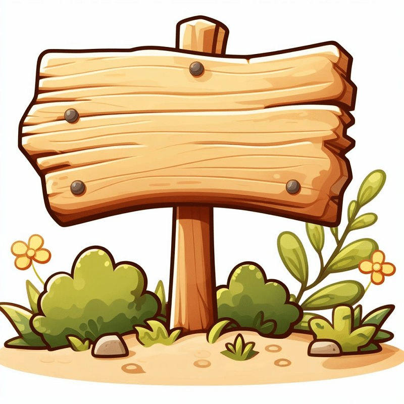 Wooden Sign Clipart Png Photo