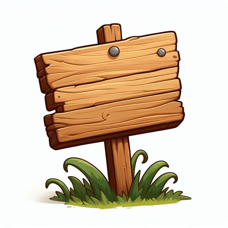 Wooden Sign Free Png Image