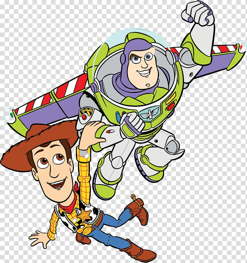 Woody and Buzz Lightyear Clipart