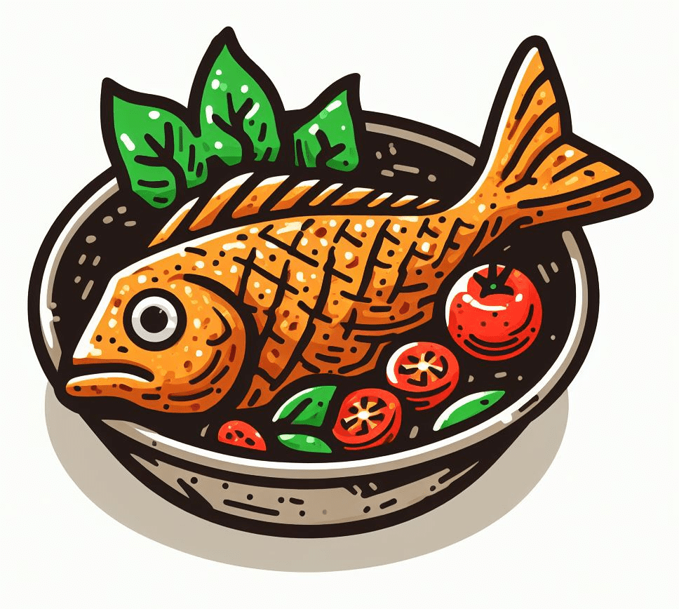 A Fish Fry Clipart