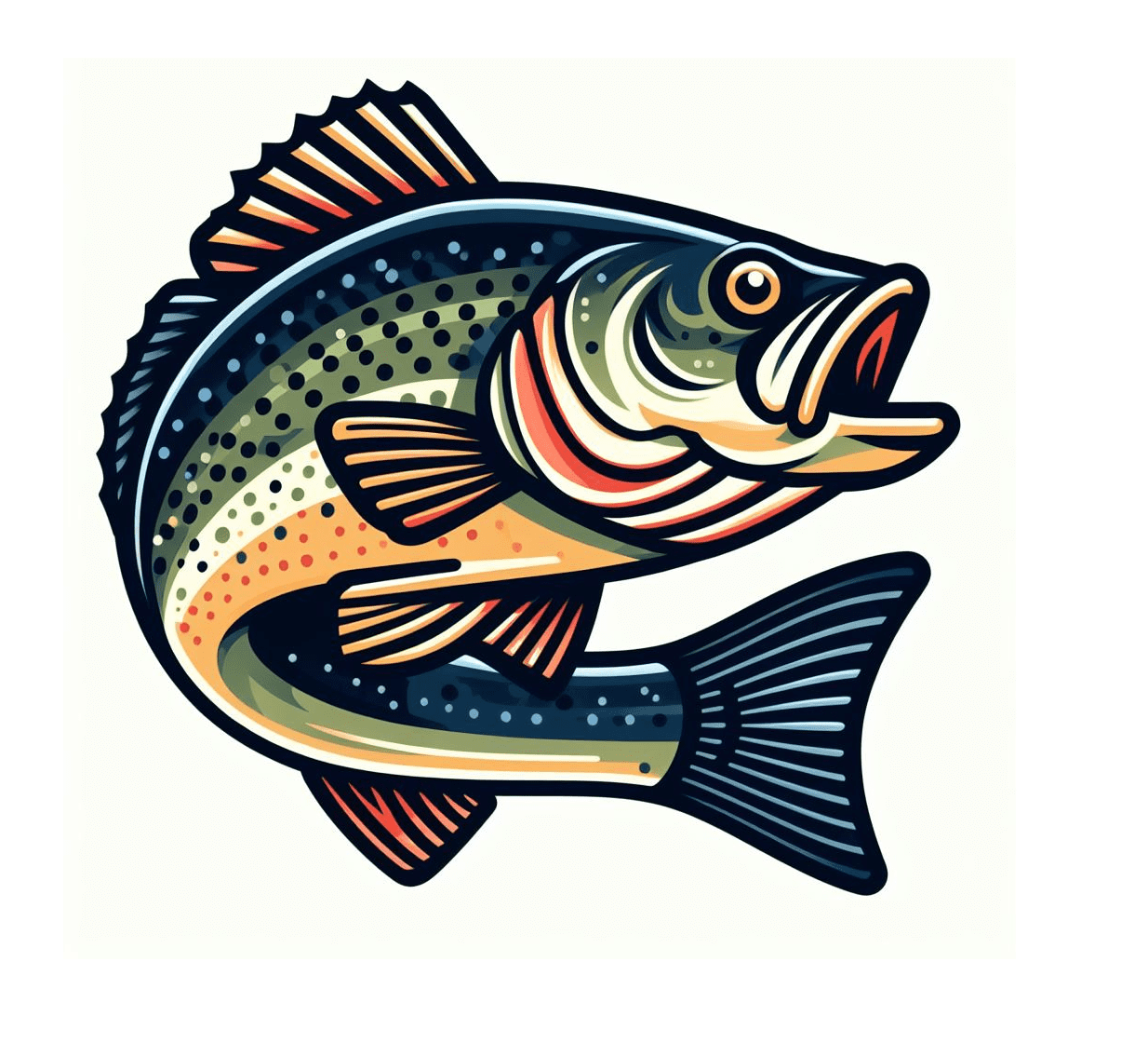 Bass Fish Clipart Free Image