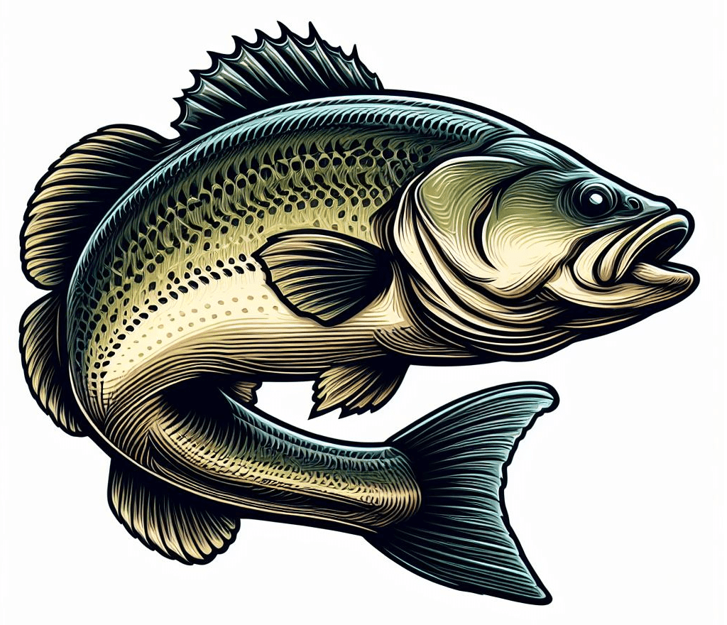 Bass Fish Clipart Image