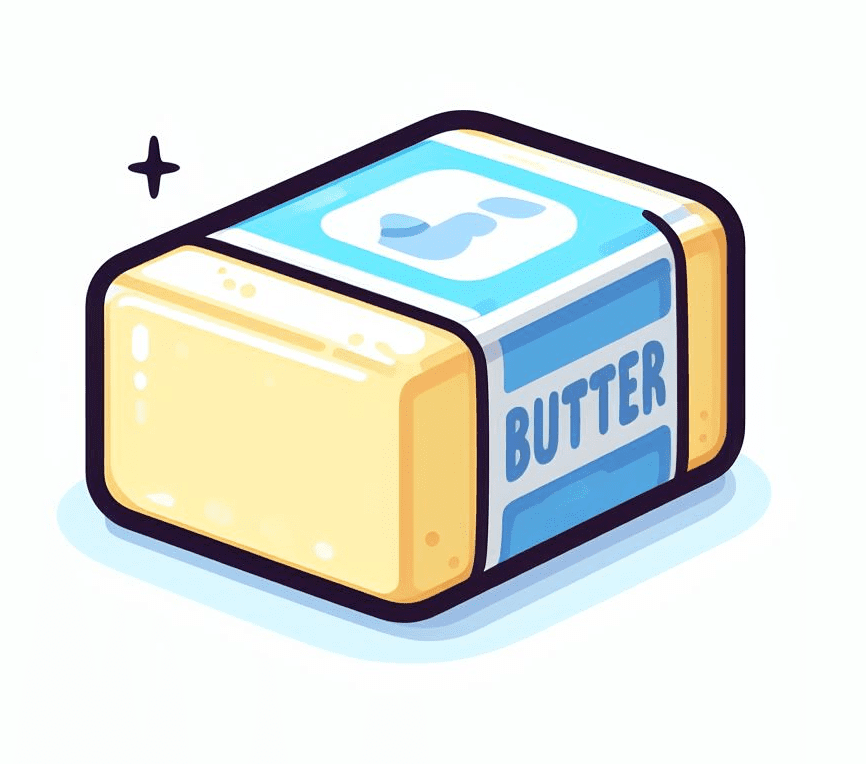 Clipart of Butter