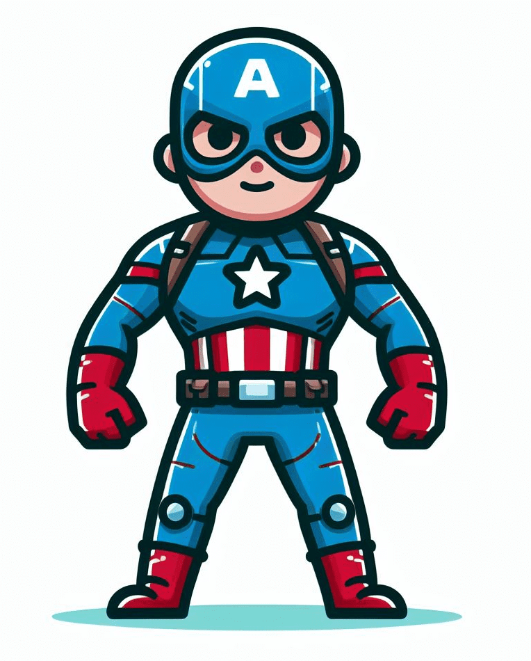 Cool Captain America Clipart