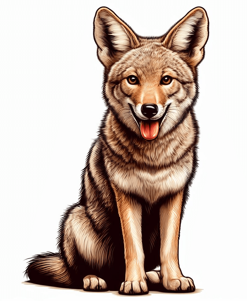 Coyote Clipart Png Download