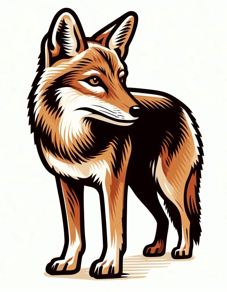 Coyote Clipart Png Free