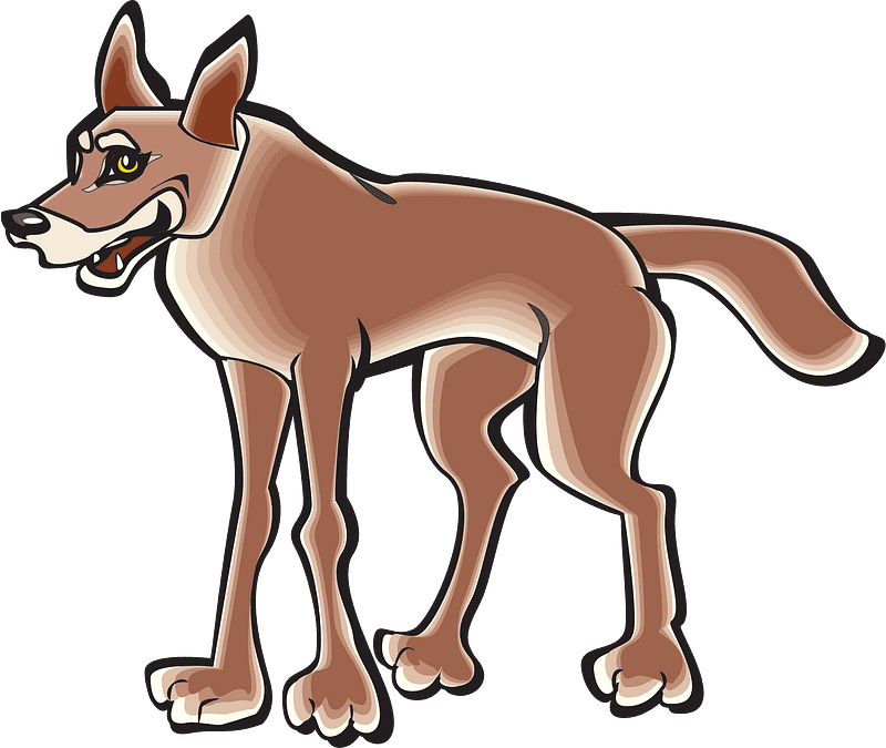 Coyote Clipart Transparent