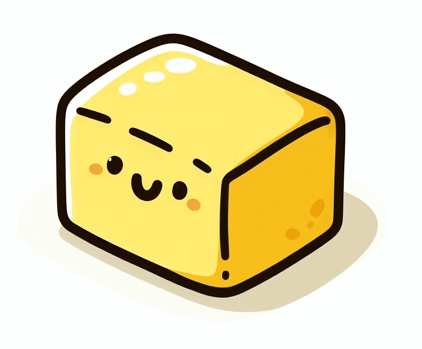 Cute Butter Clipart
