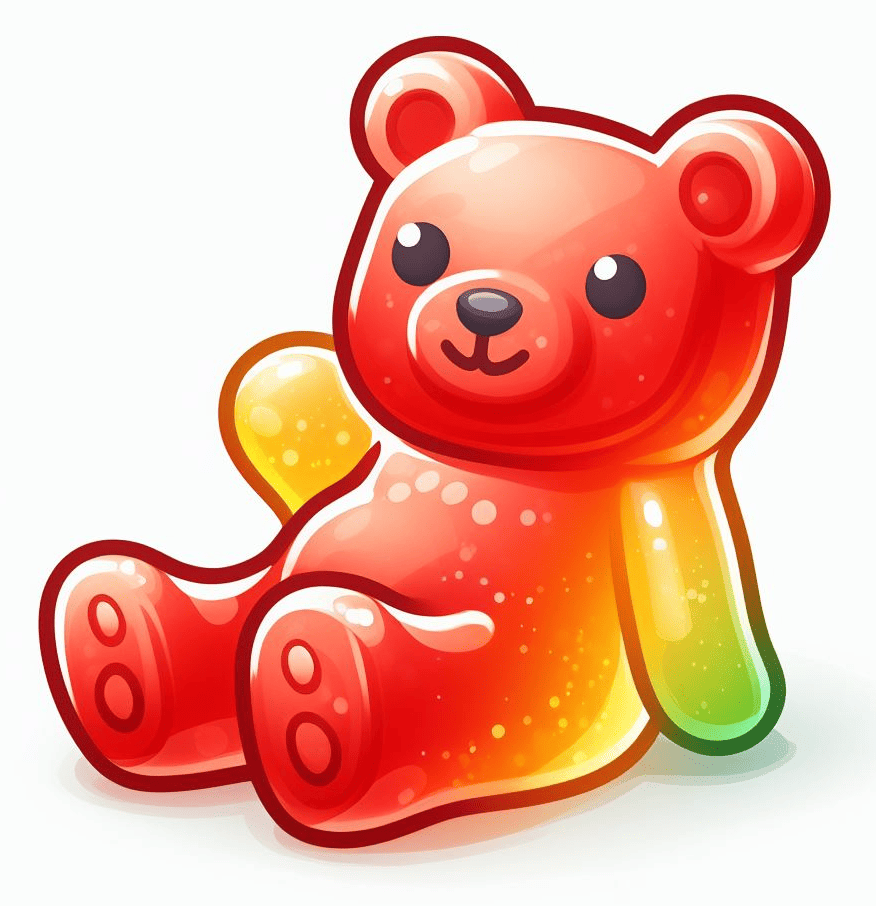 Cute Gummy Bear Clipart