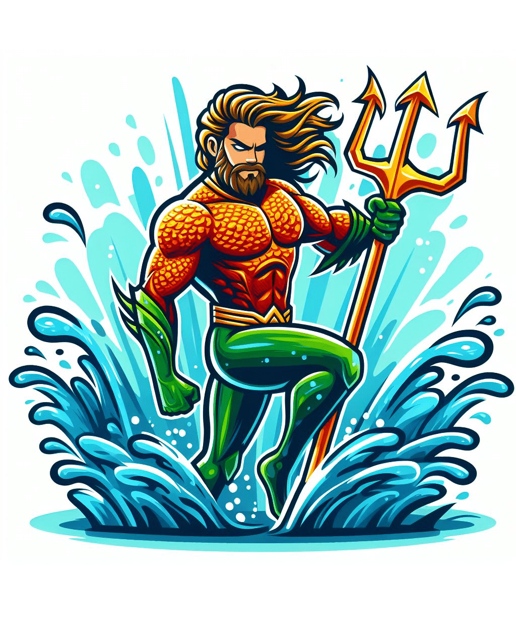 Aquaman Clipart Free Image
