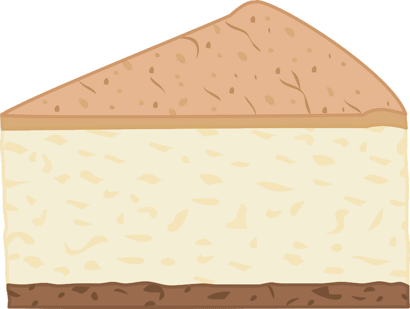 Cheesecake Transparent Clipart