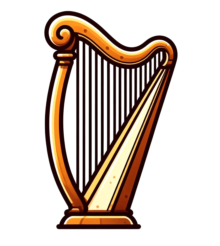Clipart of Harp