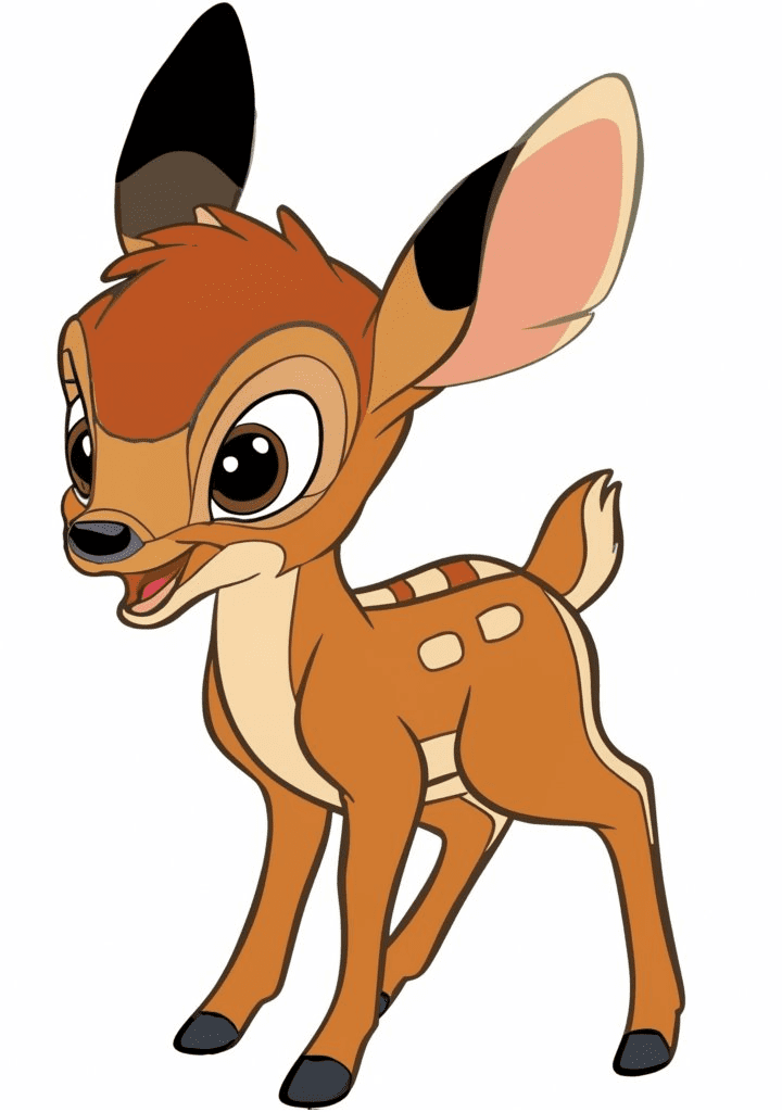 Cute Bambi Clipart