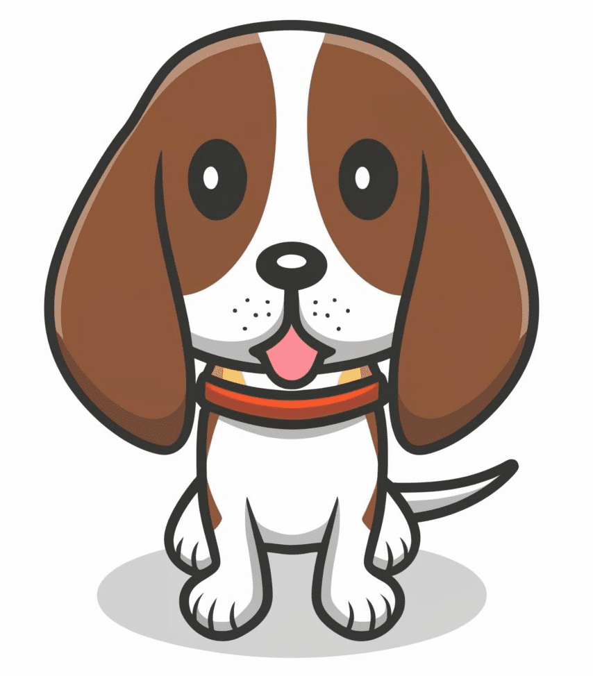 Cute Beagle Clipart