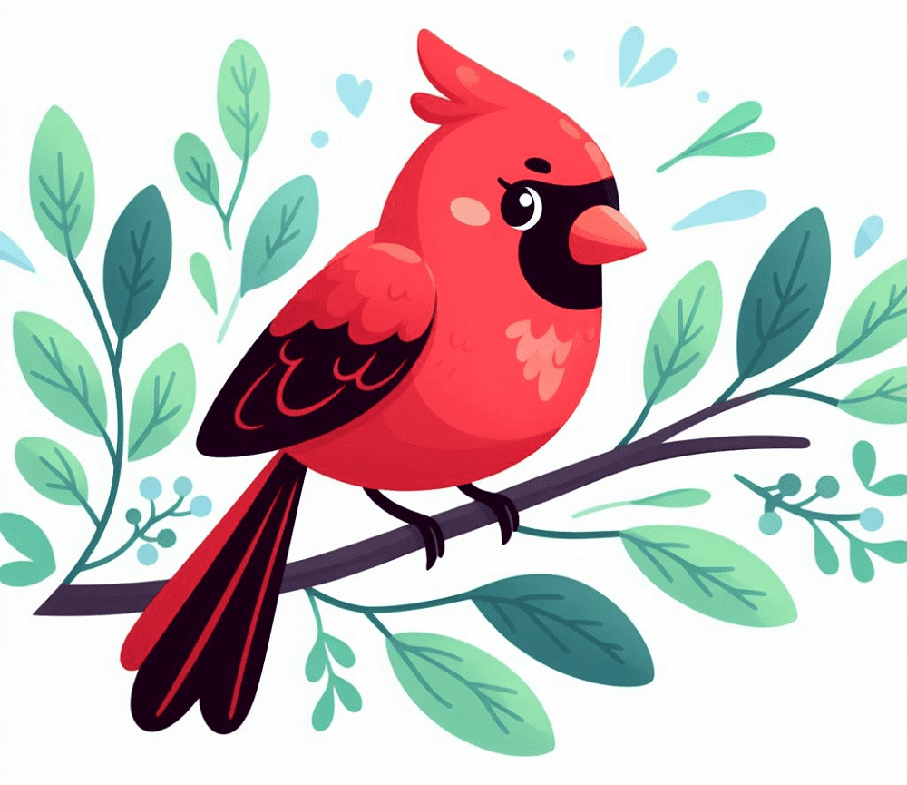 Cute Cardinal Clipart