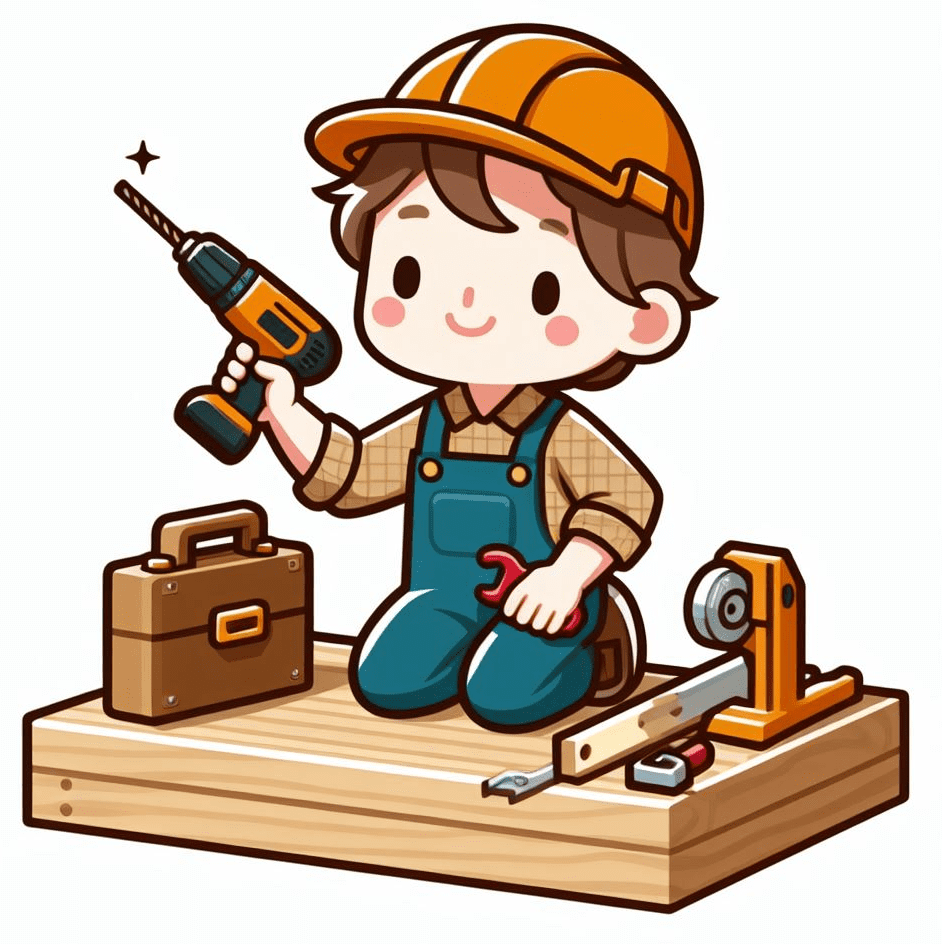 Cute Carpenter Clipart