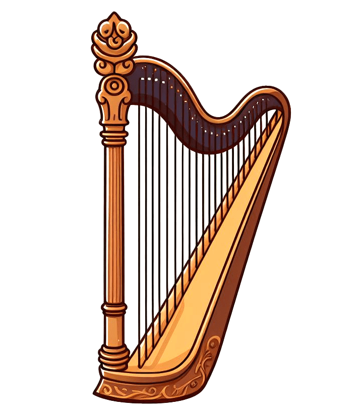 Free Harp Clipart