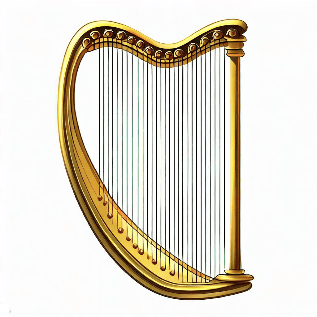 Harp Clipart Image