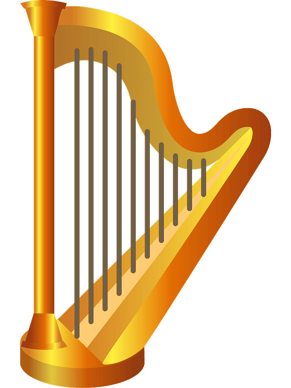 Harp Clipart Transparent Free