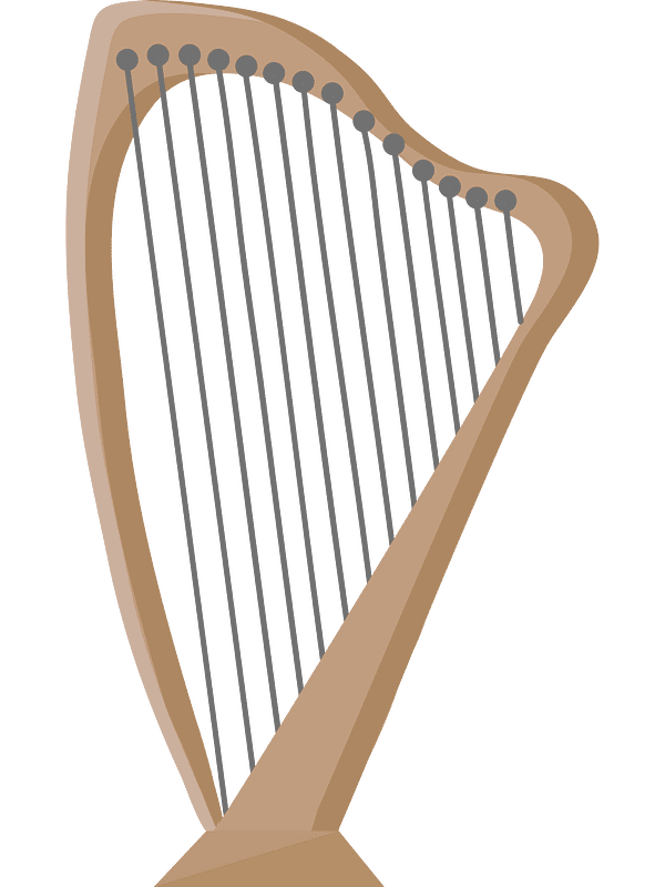 Harp Transparent Clipart