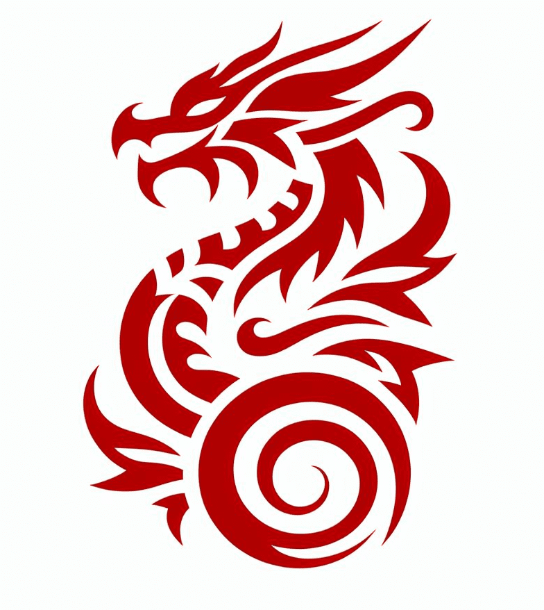 Cool Dragon Tattoo Clipart