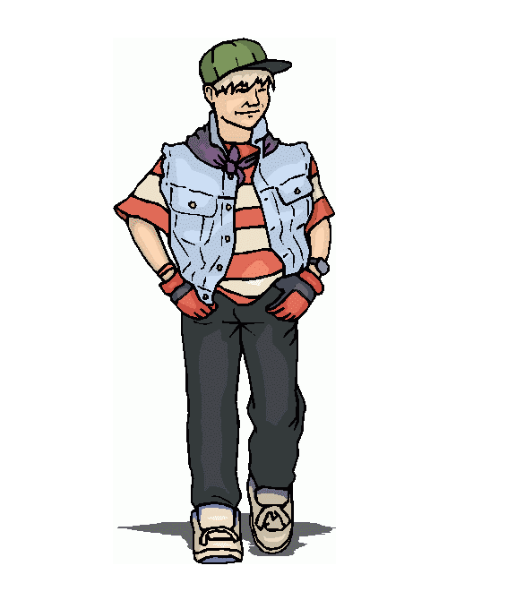 Cool Teenager Clipart