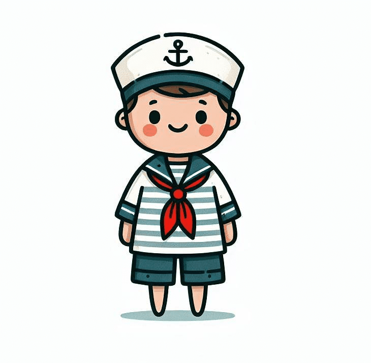 Cute Sailor Clip Art