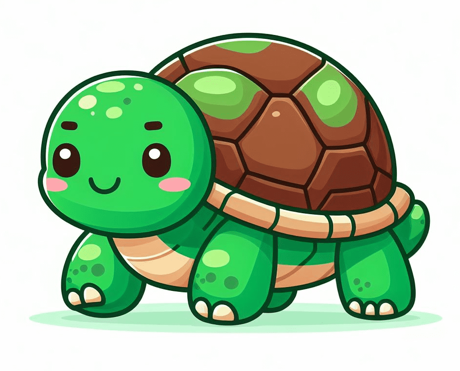 Cute Tortoise Clip Art