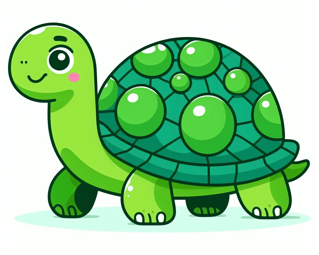 Cute Tortoise Clipart