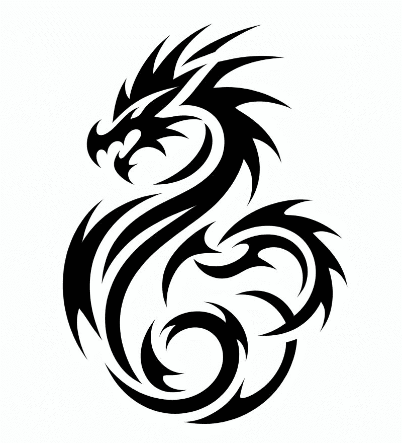 Dragon Tattoo Clipart