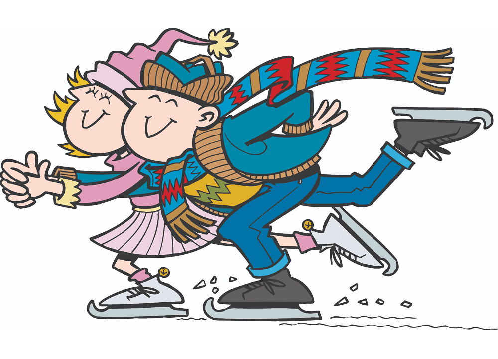 Ice Skating Clipart Png Free