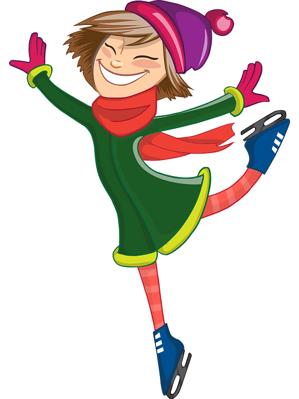 Ice Skating Clipart Transparent Download