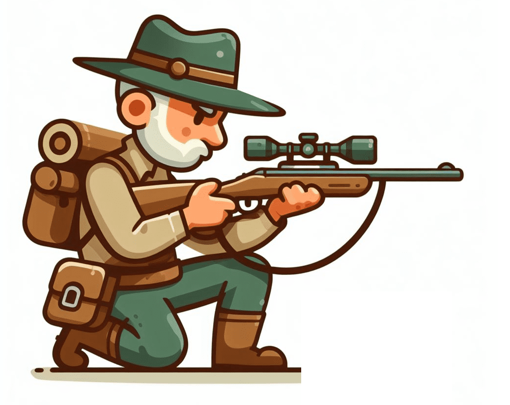 Old Hunter Clipart