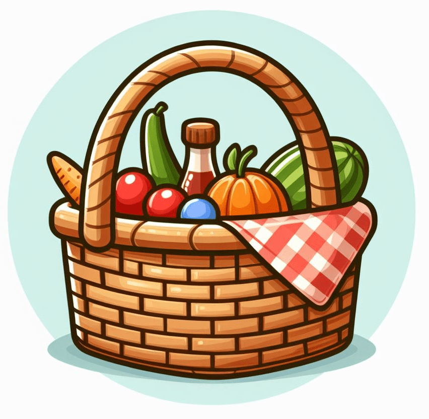 Picnic Basket Clipart For Free