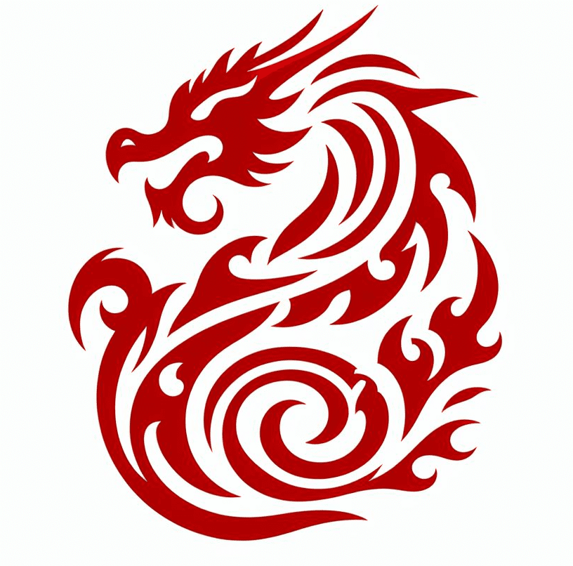 Red Dragon Tattoo Clipart