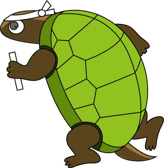 Running Tortoise Clipart