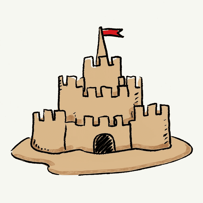 Sand Castle Clipart Free