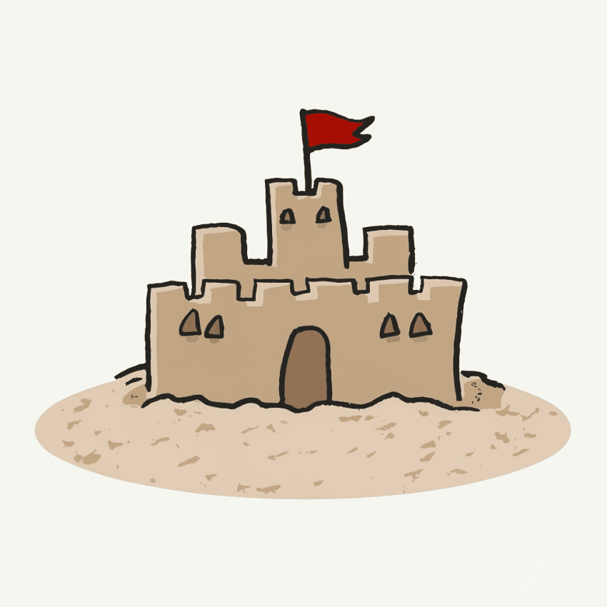 Sandcastle Clipart Free Pictures