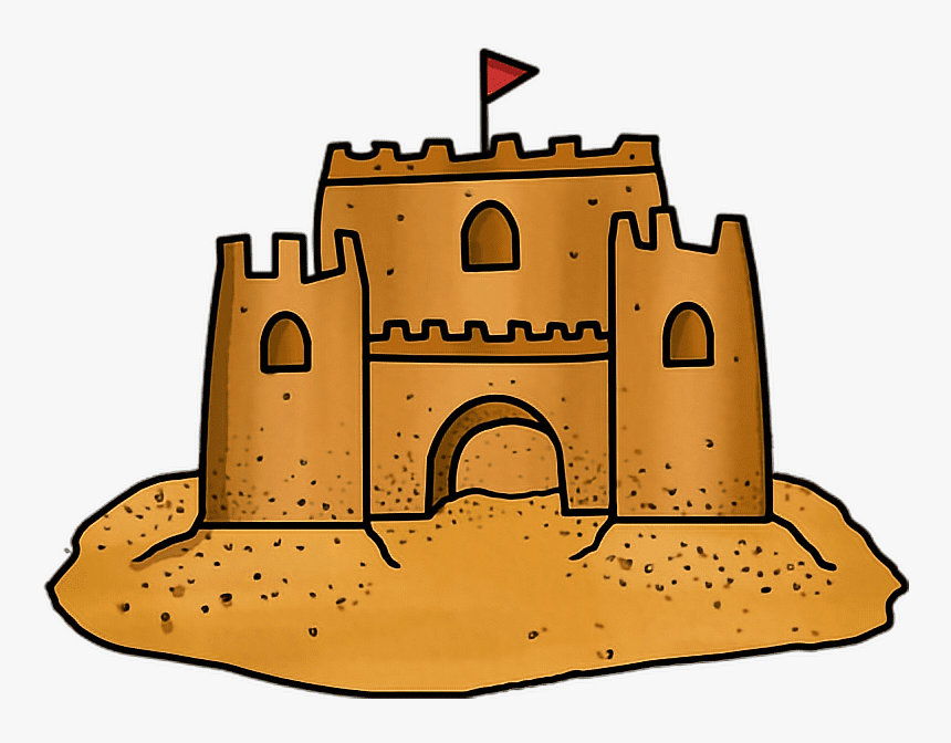 Summer Sand Castle Clipart