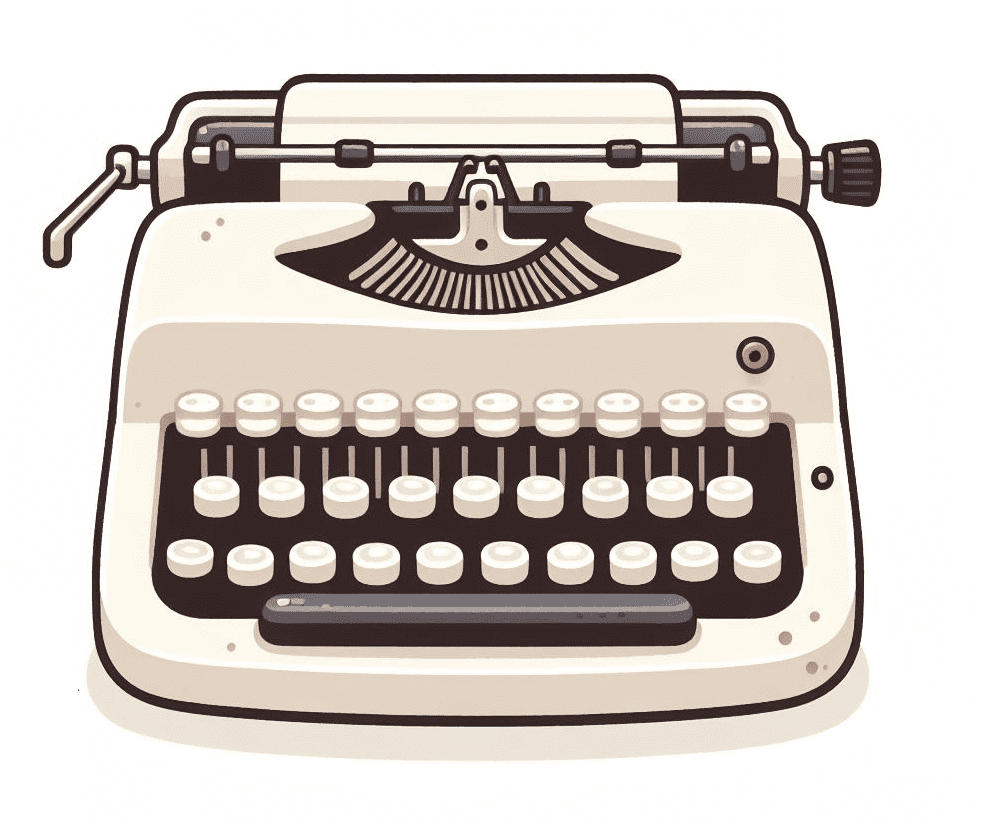 Typewriter Clipart Photo