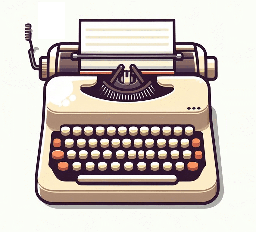 Typewriter Clipart Png Pictures